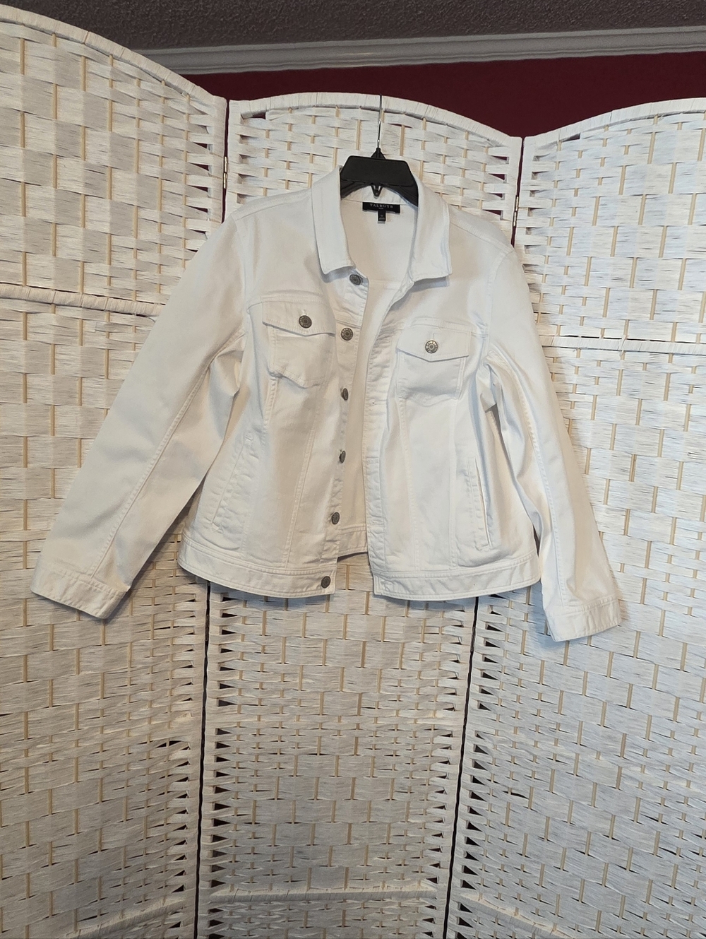Talbots Plus White Women’s Denim Jacket 1X - Picture 4 of 8